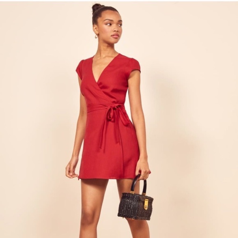 Reformation Rodin Linen Dress